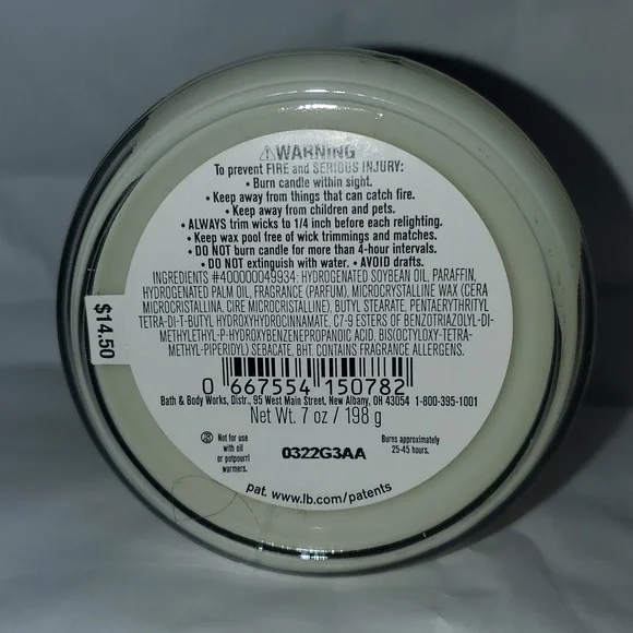 4 x LOT White Barn BBW Coconut Lime Breeze Single Wick Candle 7oz RARE - Picture 7 of 9